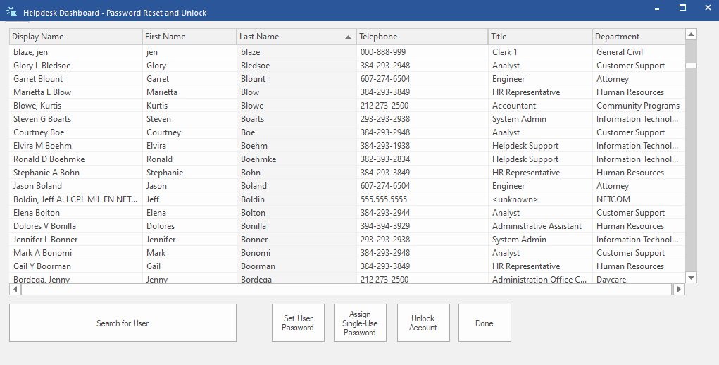 Manage Active Directory Objects